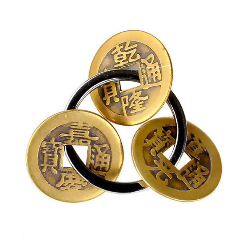 Lucky Transfer Body Protection Plum Copper Coin Pendant - 图片 4