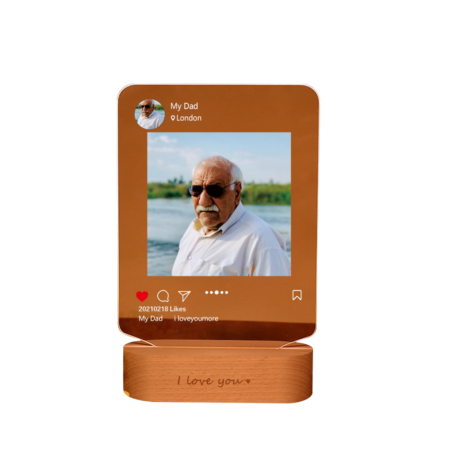 Personalized Custom Photo 3D Light Text Custom Painting Night Light - Image 3