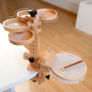 Desktop Clip-on Passing Time Hand Embroidered Frame