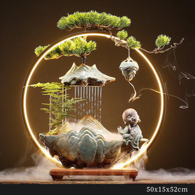 Alpine Flowing Water Attracting Wealth Feng Shui Ornament - Image 5