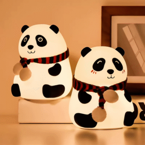 Panda Night Light Soft Silicone Bedside Lamp Rechargeable Gift Idea