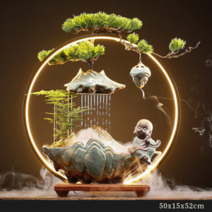 Alpine Flowing Water Attracting Wealth Feng Shui Ornament