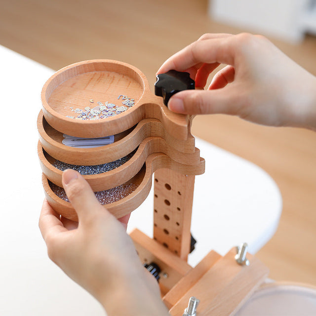 Desktop Clip-on Passing Time Hand Embroidered Frame - Image 3